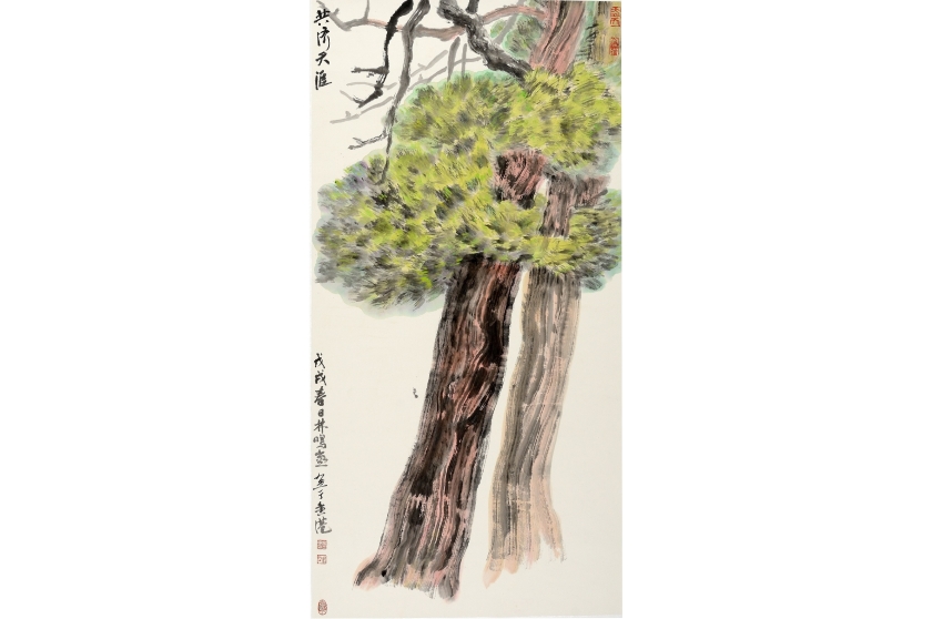 21 共濟天涯 136x68cm 2018年